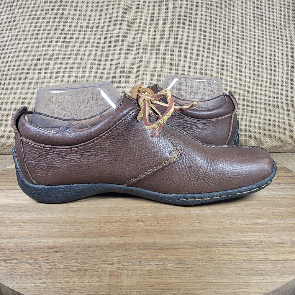 Born Oxford Shoes Brown Leather Lace Up Comfort Center Seam Retro Women's 8.5 - Picture 7 of 11